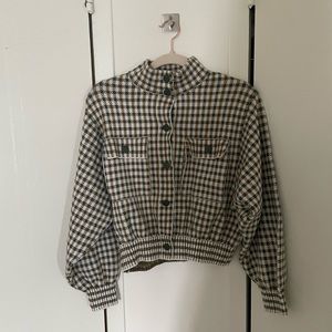 Zara cotton knit jacket